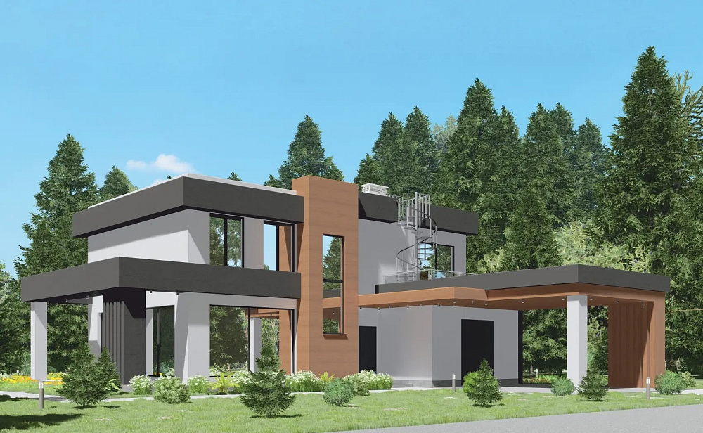 Проект дома ЭС 1306